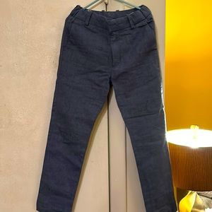 Blue linen pants gently worn